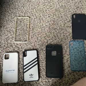 Just some apple cases and life proof.